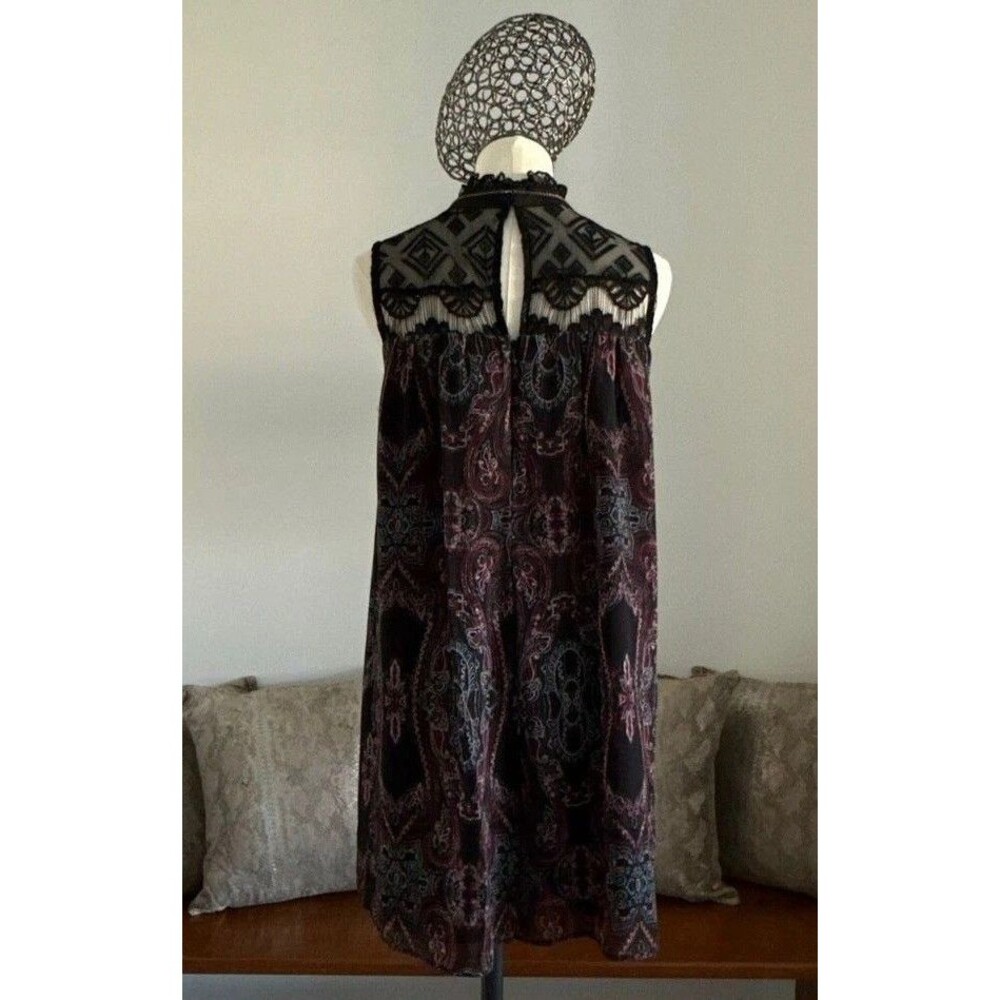 Womens Boho Short Formal Romper Paisley Lace Cocktail Size M by BCBG Generation - Picture 5 of 16
